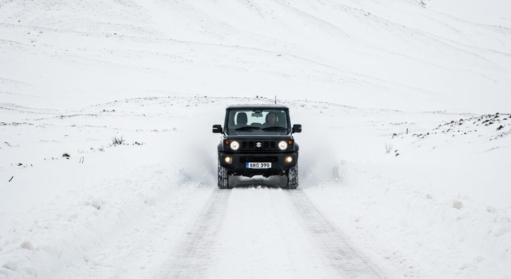 ジムニー4WD走行