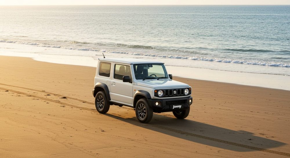 ジムニー4WD走行