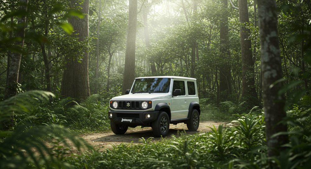 ジムニー4WD走行