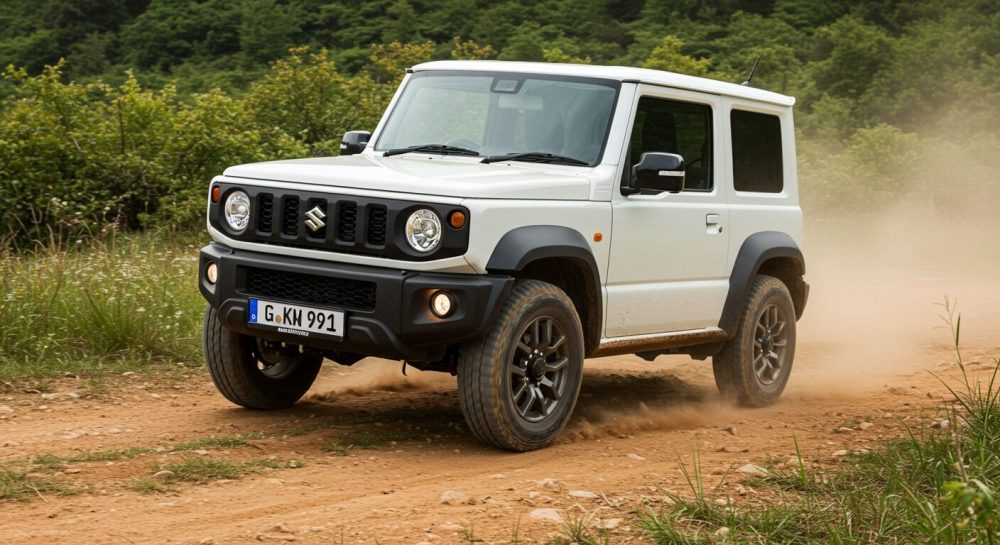 ジムニー4WD走行