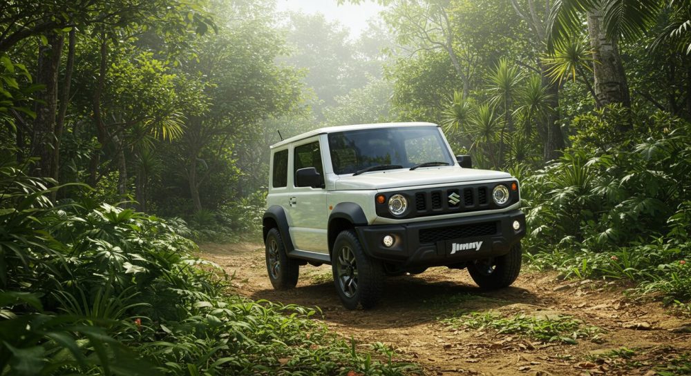 ジムニー4WD走行