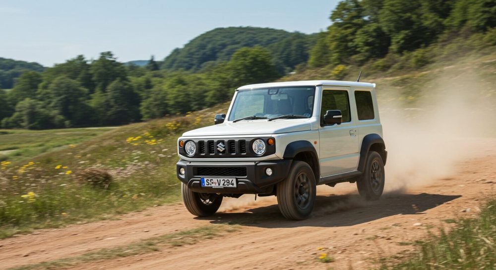 ジムニー4WD走行