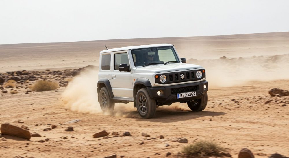 ジムニー4WD走行